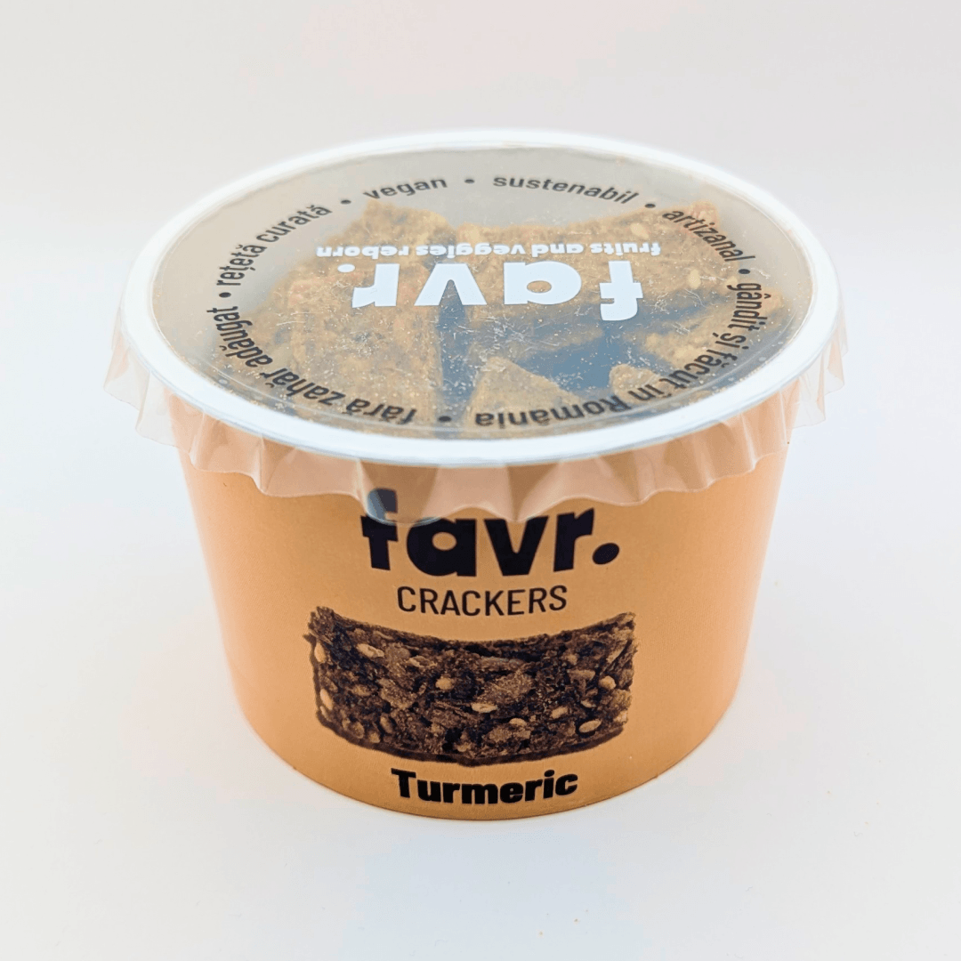 Crackers cu TURMERIC - imagine 2